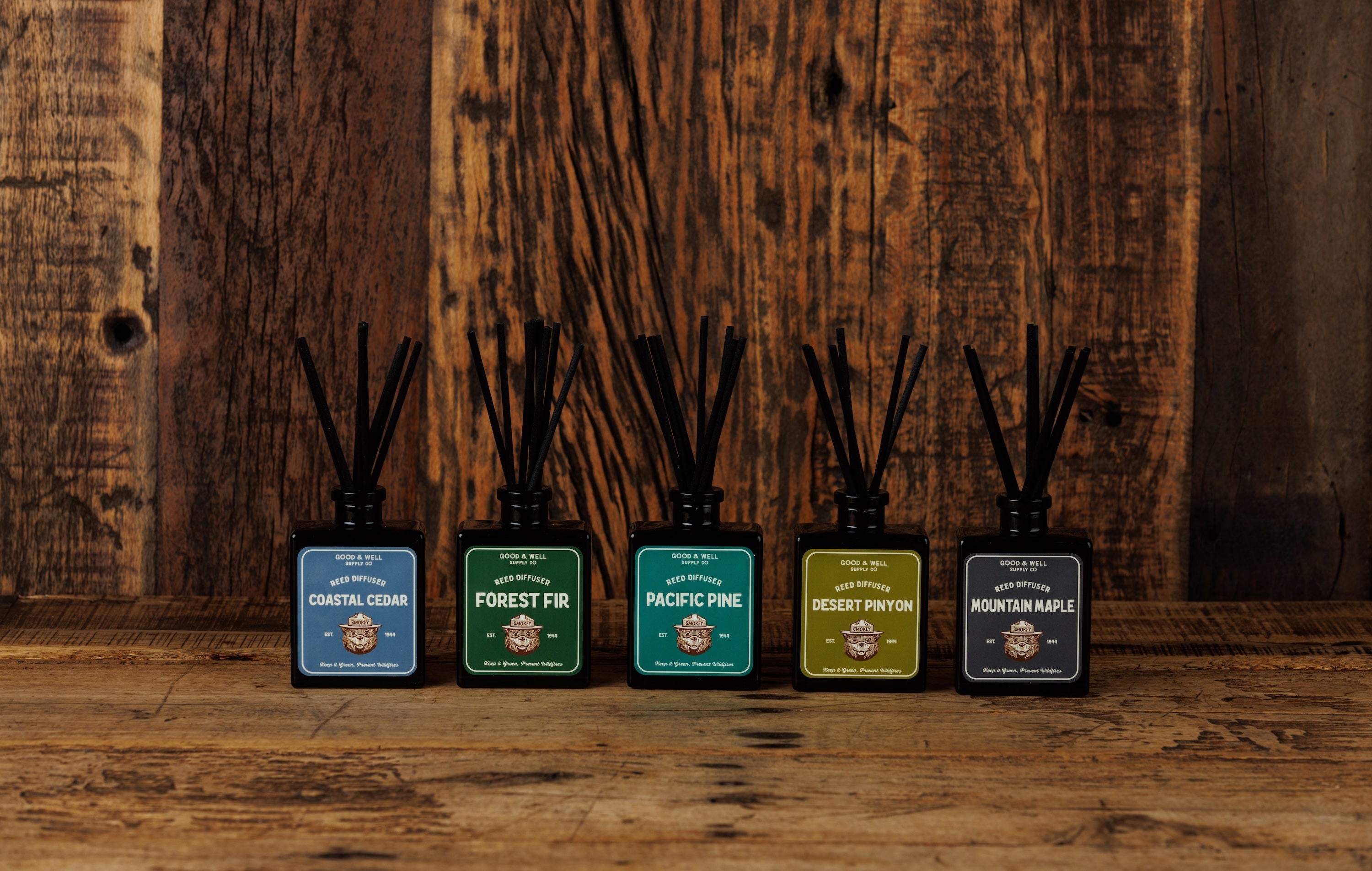 Smokey Bear Reed Diffusers