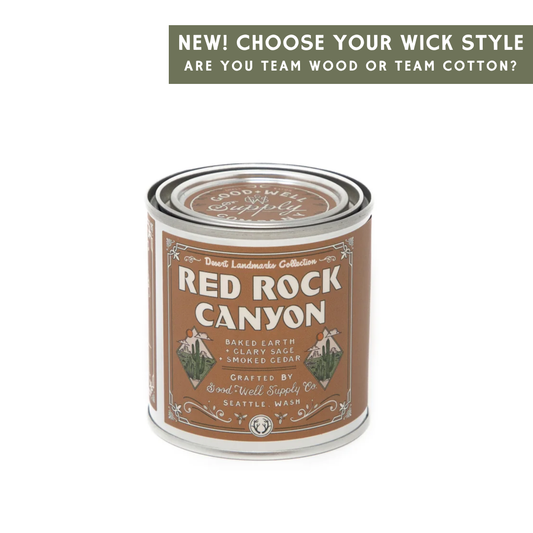 Red Rock Canyon Desert Landscapes Candle