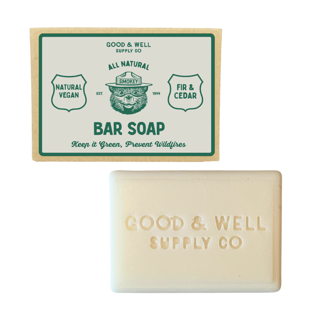 Fir & Cedar Smokey Bear Bar Soap