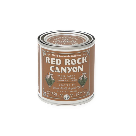 Red Rock Canyon Desert Landscapes Candle