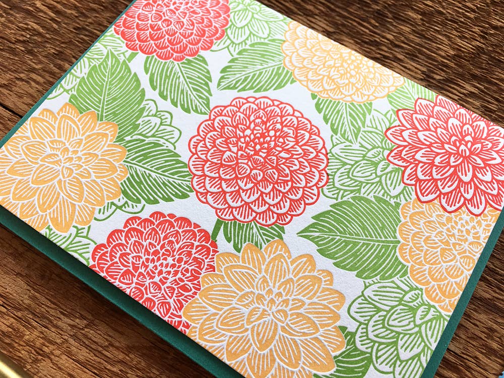 Dahlia Card: Boxed Set of 6