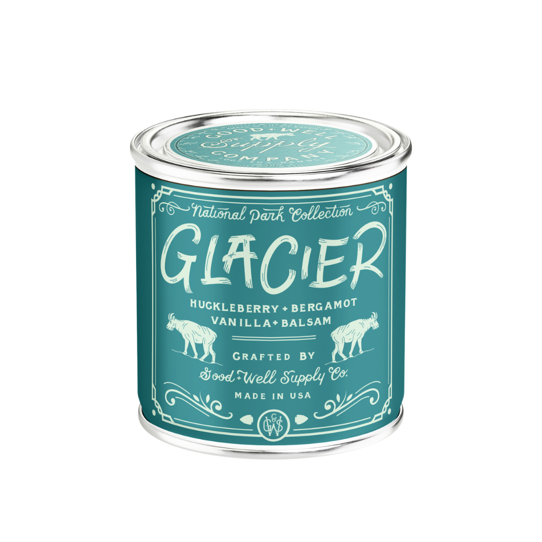 Glacier National Park Candle