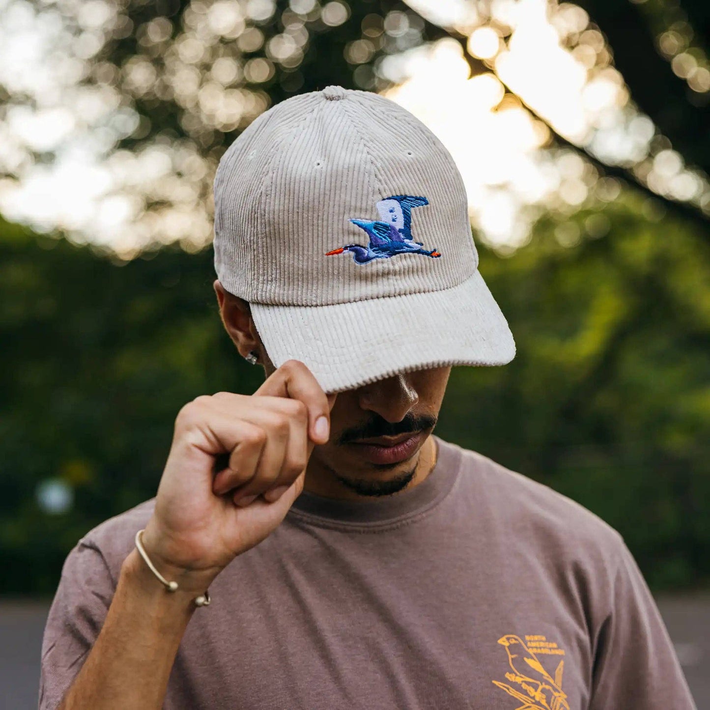 Great Blue Heron Corduroy Hat