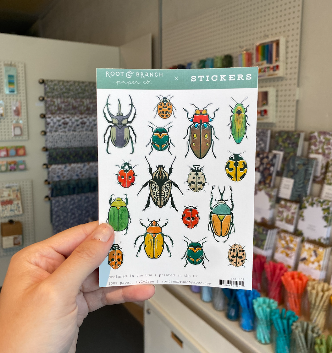 Beetles Sticker Sheet