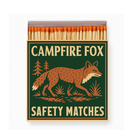 Campfire Fox Square Matchbox