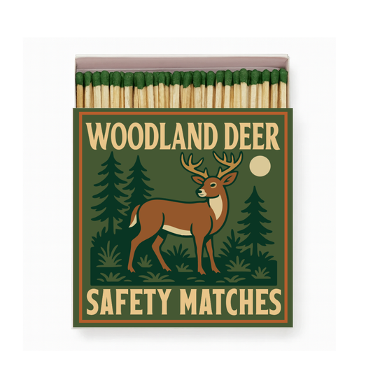 Woodland Deer Square Matchbox