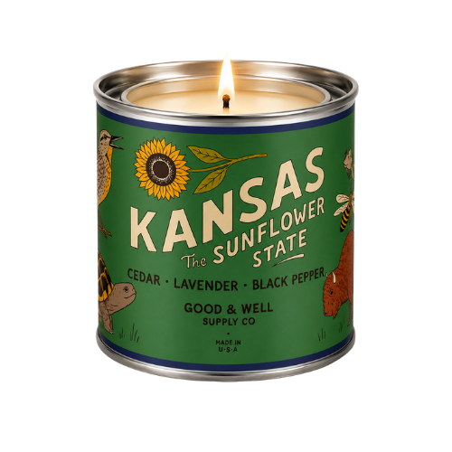 Kansas State Candle