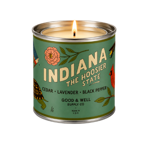 Indiana State Candle