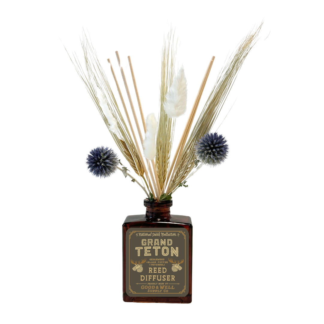 Grand Teton National Park Floral Reed Diffuser