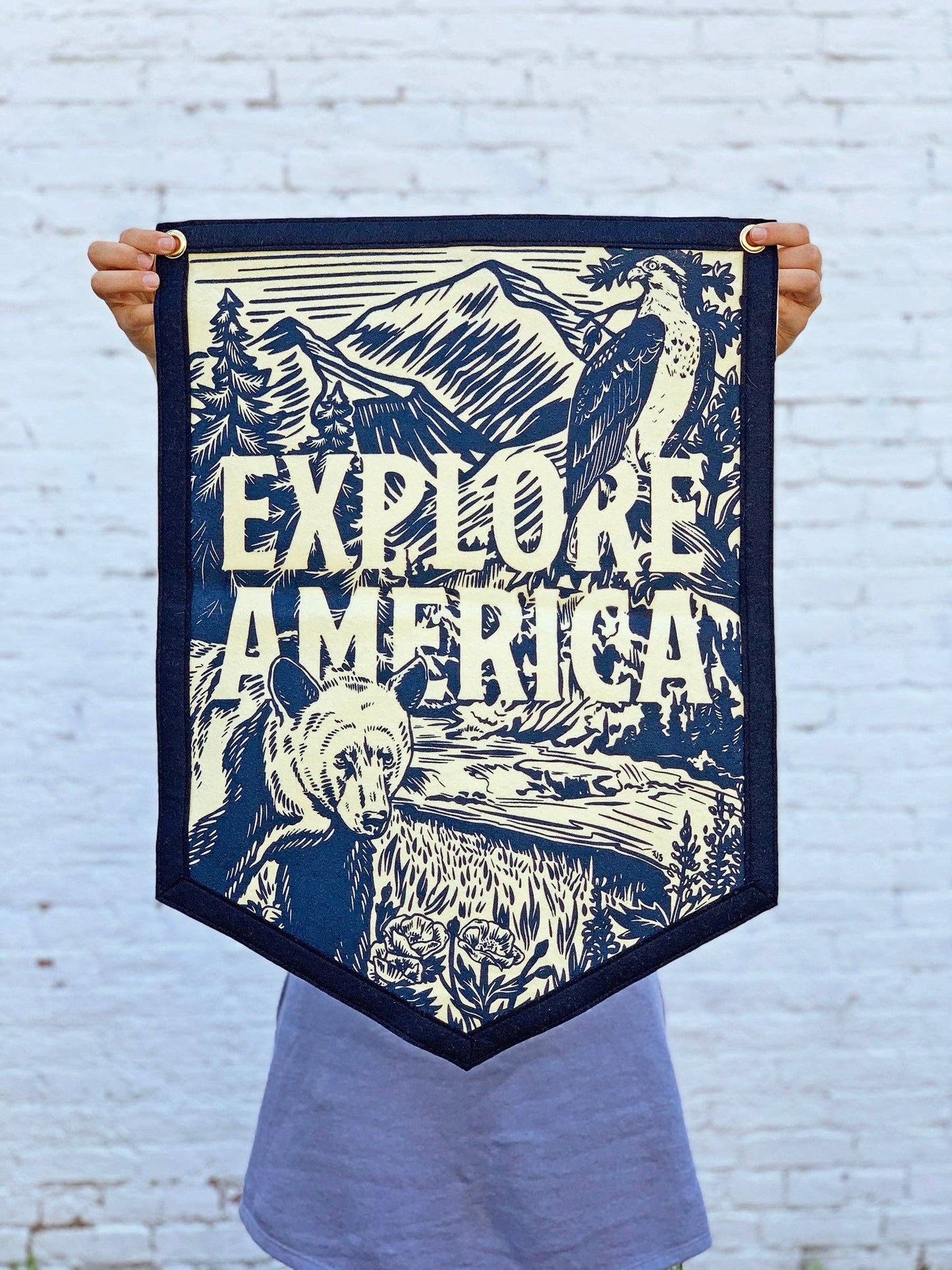 Explore America Camp Flag