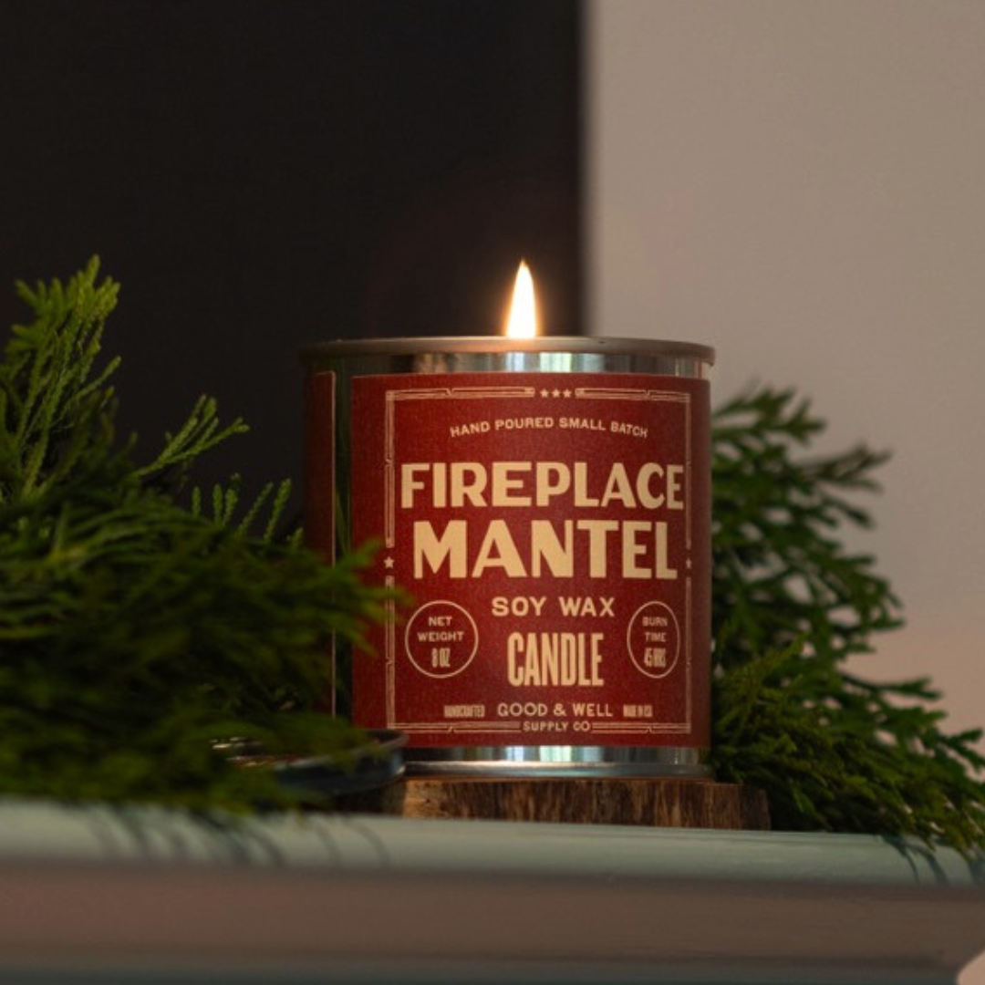 Fireplace Mantel Candle