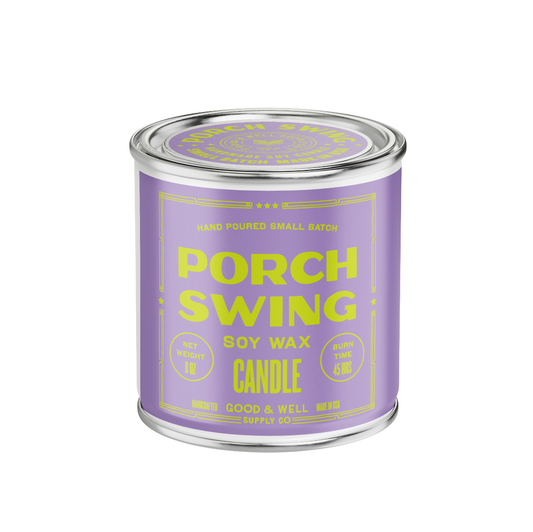 Porch Swing Happy Place Candle