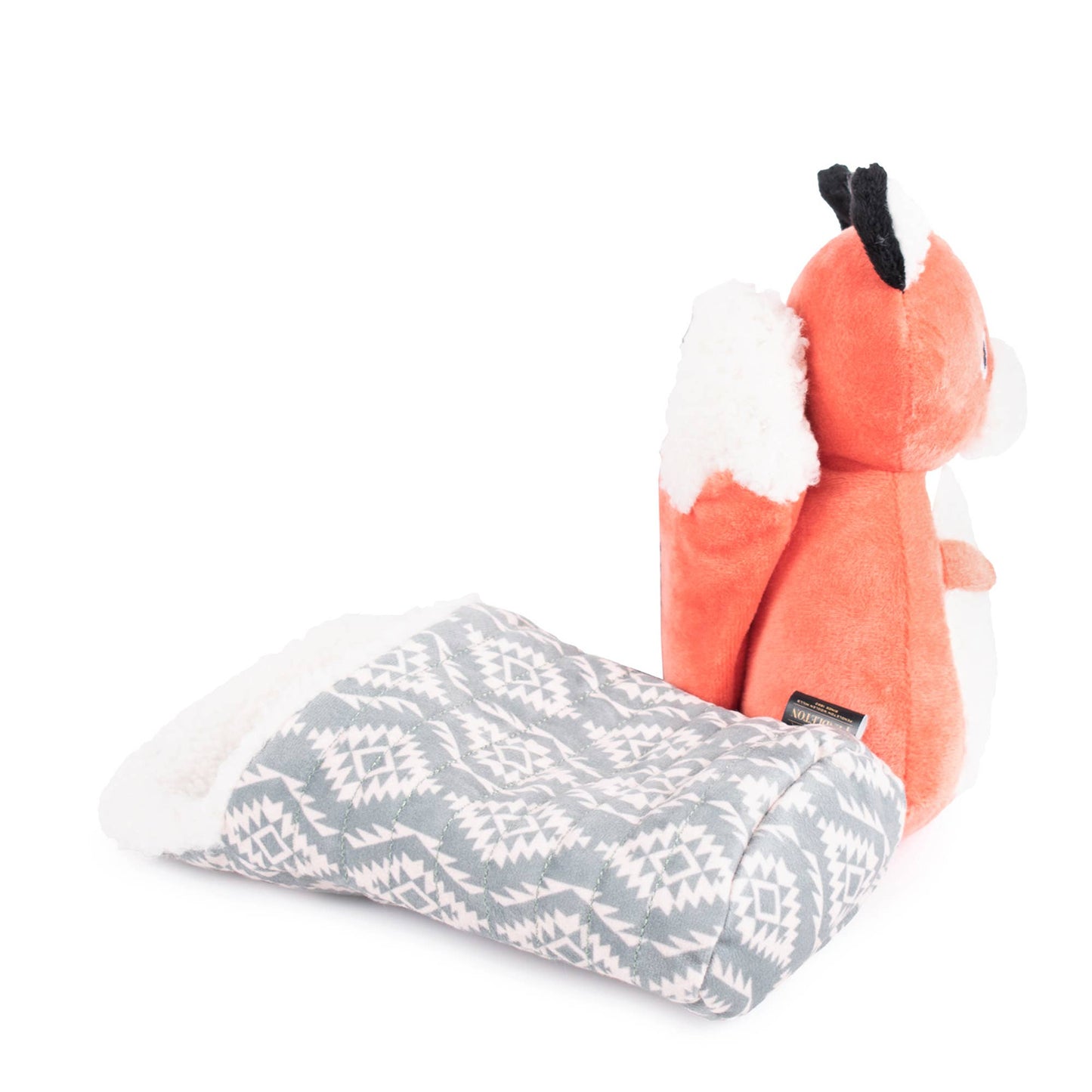 Fox in Sleeping Bag Pendleton Dog Toy