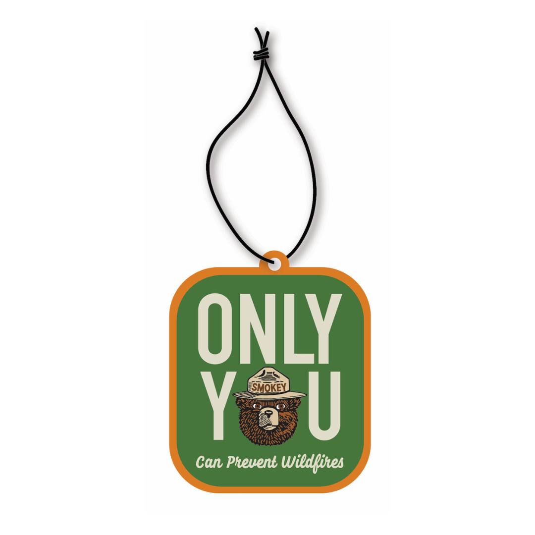 Smokey Bear Air Freshener - Spruce & Cedar