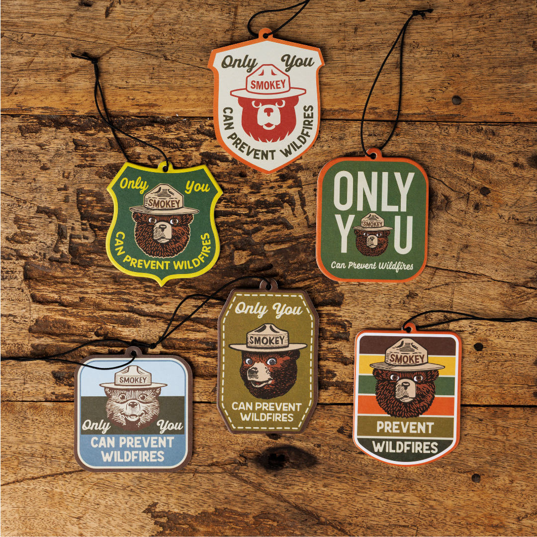 Smokey Bear Air Freshener - Cypress & Fir