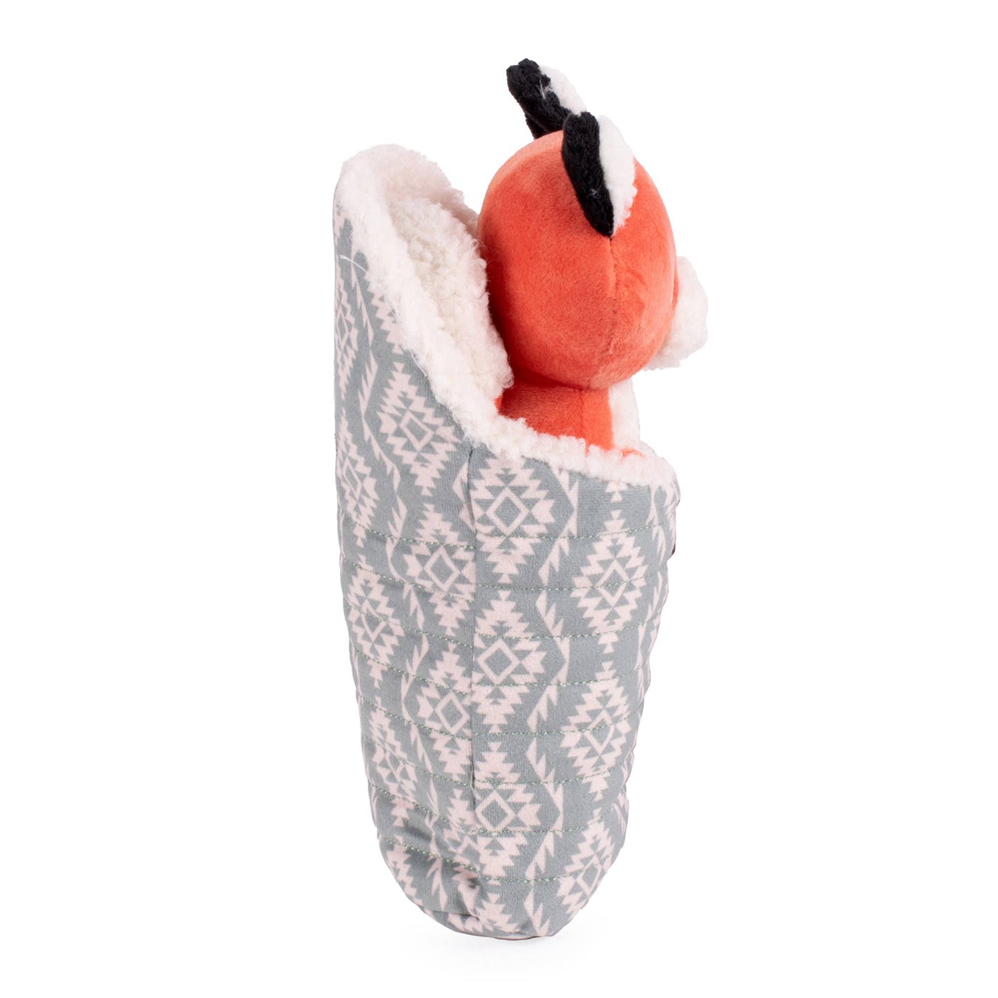 Fox in Sleeping Bag Pendleton Dog Toy
