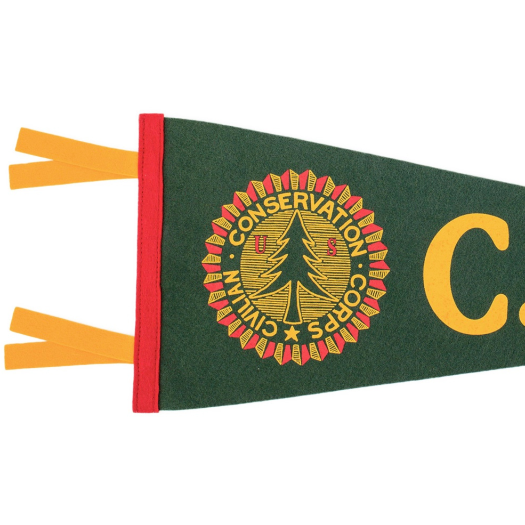 Civilian Conservation Corps Pennant CCC