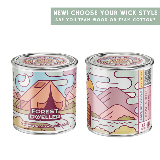 Forest Dweller Happy Camper Candle