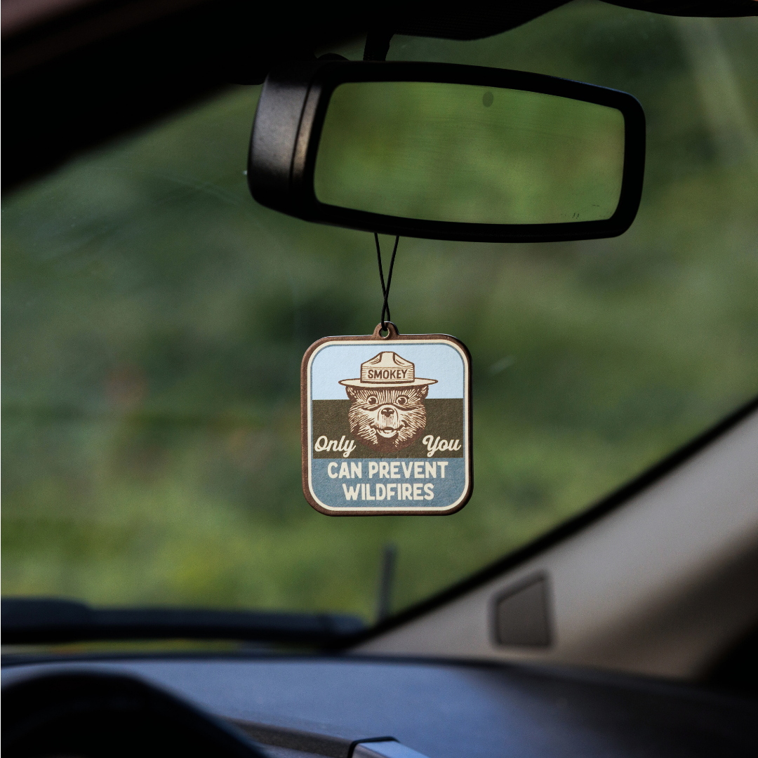 Smokey Bear Air Freshener - Evergreen & Cypress