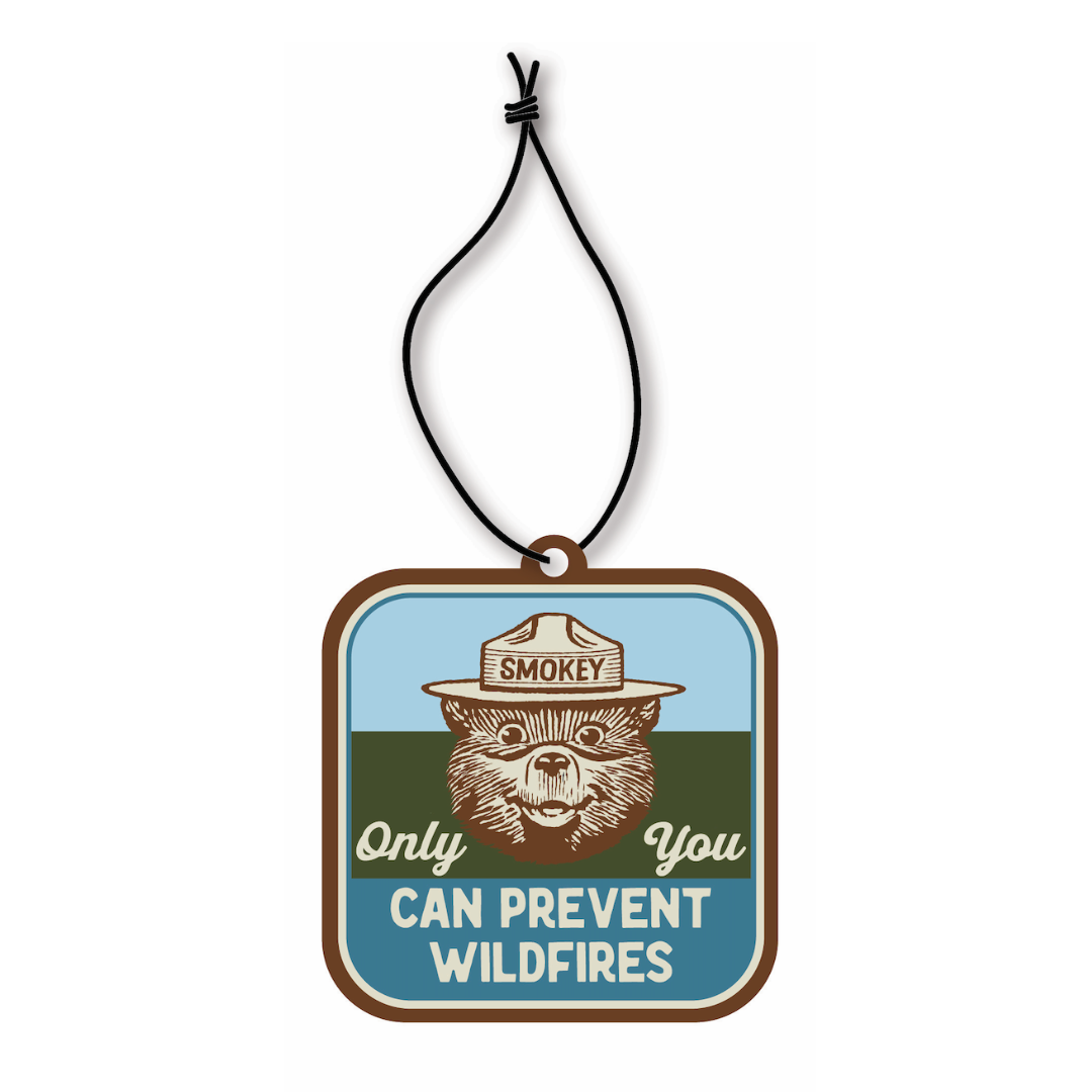 Smokey Bear Air Freshener - Evergreen & Cypress