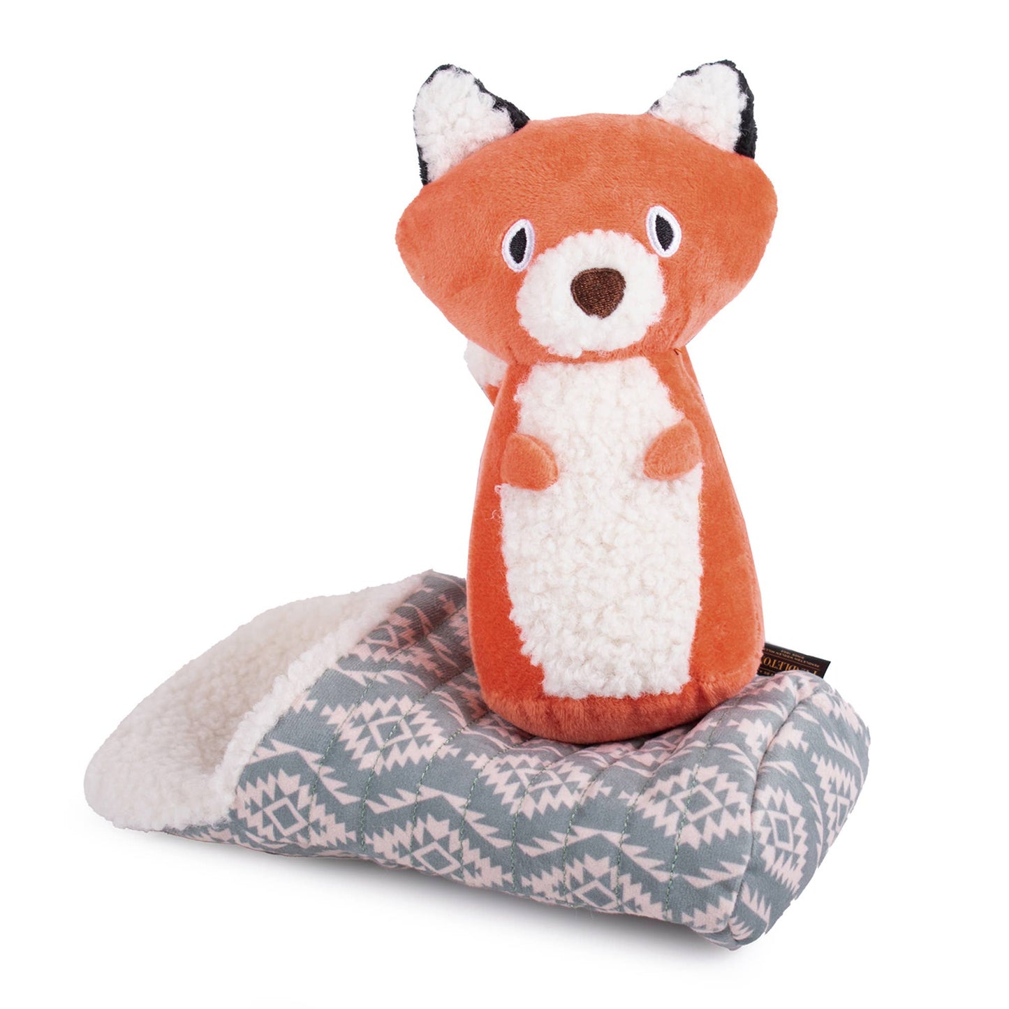 Fox in Sleeping Bag Pendleton Dog Toy