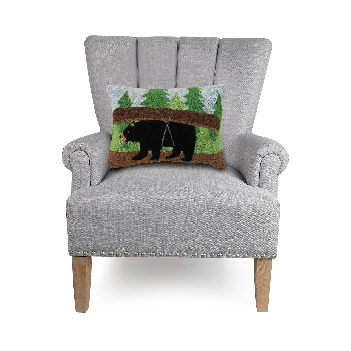 Canoe Bear Hook Pillow - The Pillow Shop