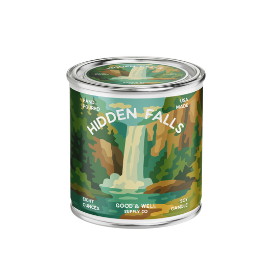 Hidden Falls Half Pint Candle