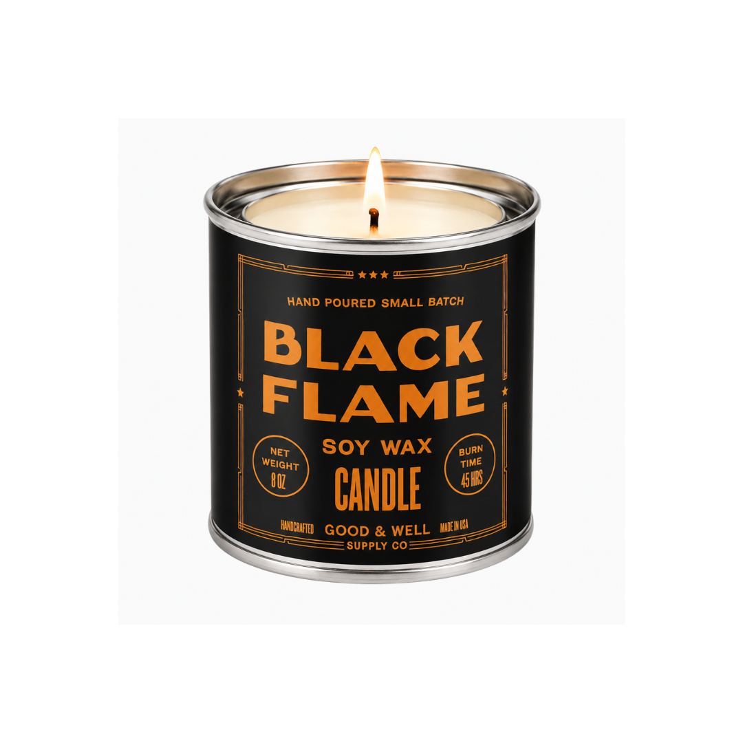 Black Flame Candle