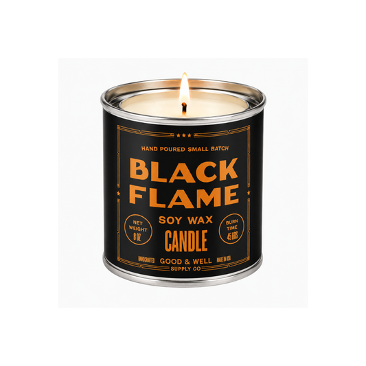 Black Flame Candle