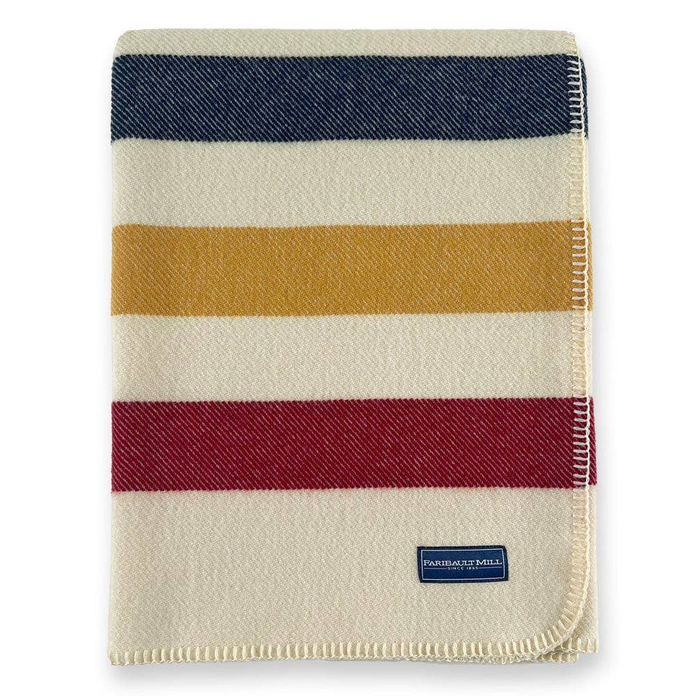 Frontier Wool Throw Blanket