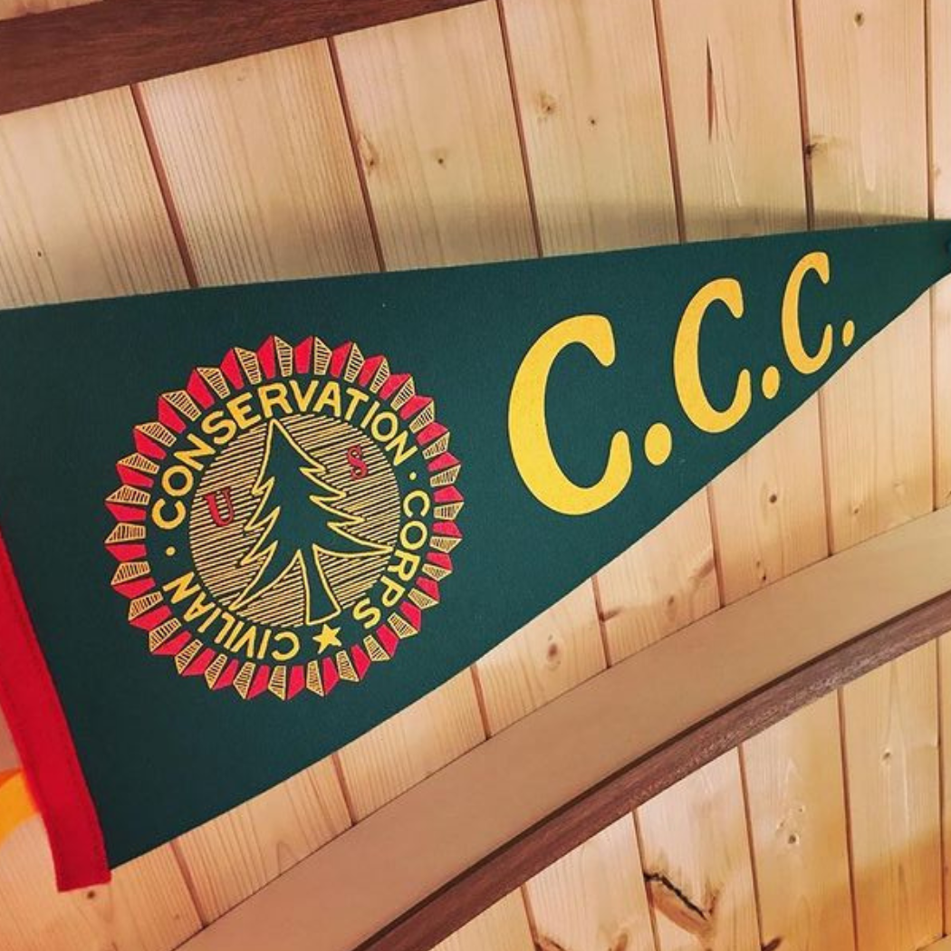 Civilian Conservation Corps Pennant CCC