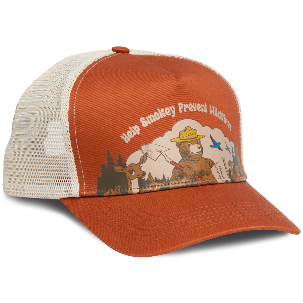 Terracotta Help Smokey 5-Panel Trucker Hat