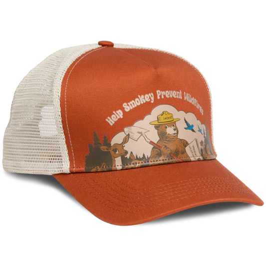 Terracotta Help Smokey 5-Panel Trucker Hat