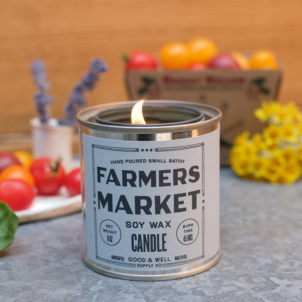 Farmers Market Happy Place Candle