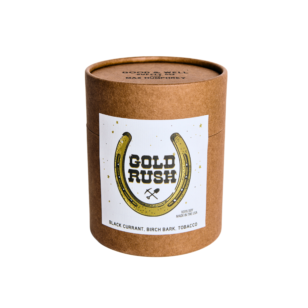 Gold Rush Wild West Candle