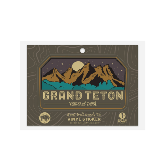 Grand Teton National Park Vinyl Sticker