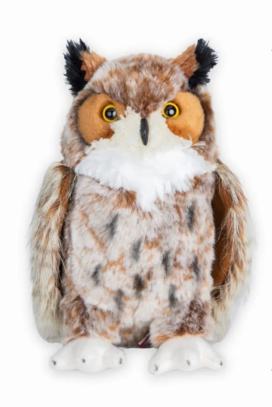 Einstein Great Horned Owl Stuffed Animal