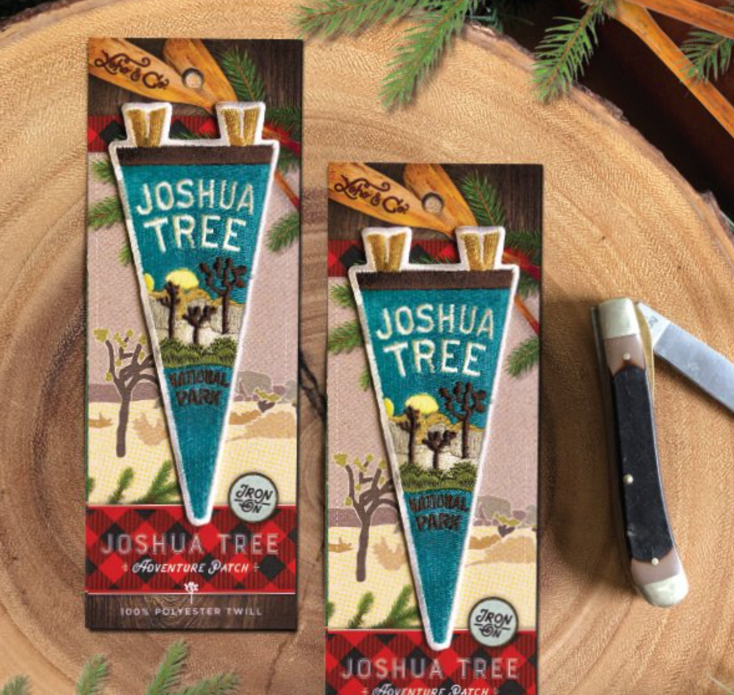 Joshua Tree National Park Mini Pennant Patch