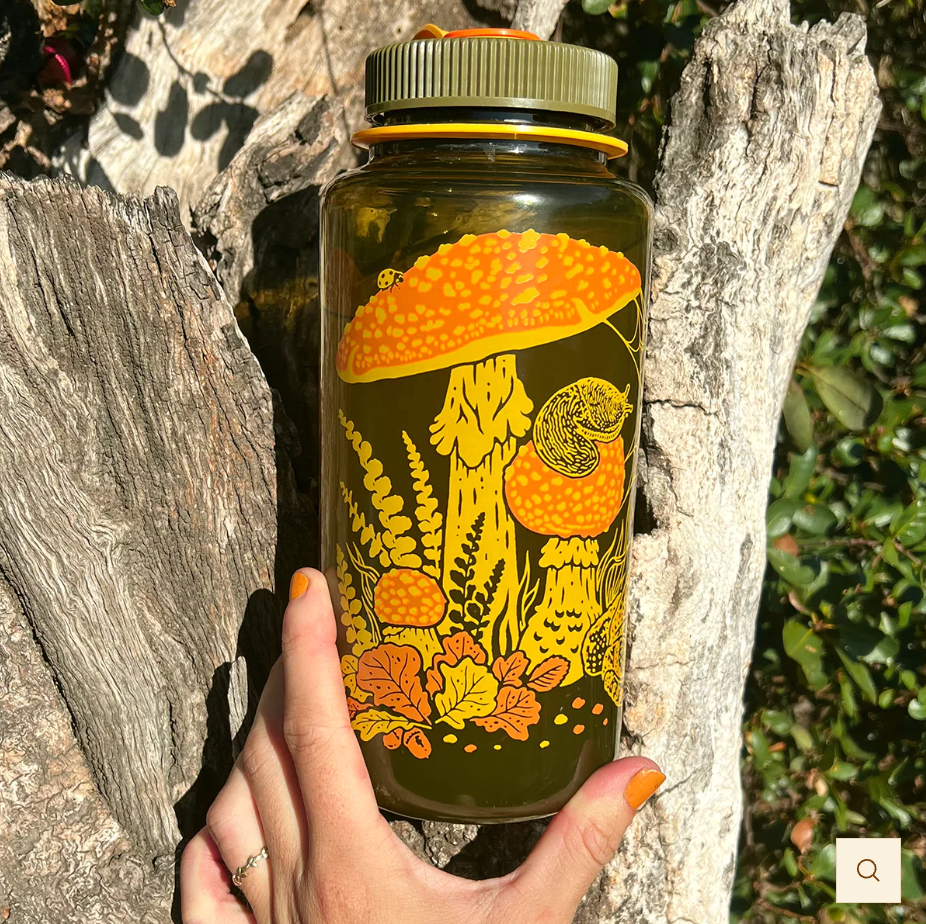 Toad & Mushrooms Nalgene Bottle