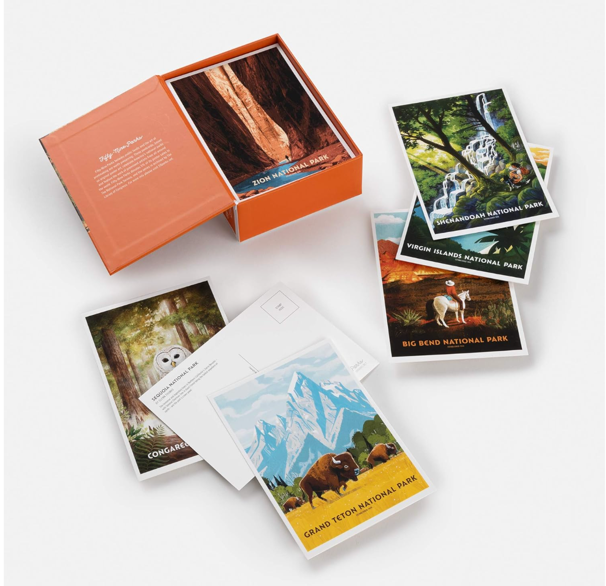 National Park Postcard Set