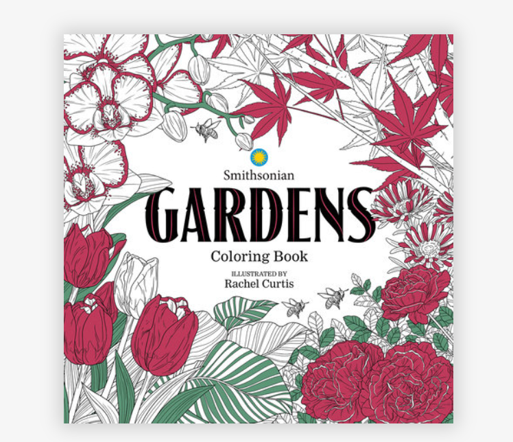 Gardens: A Smithsonian Coloring Book