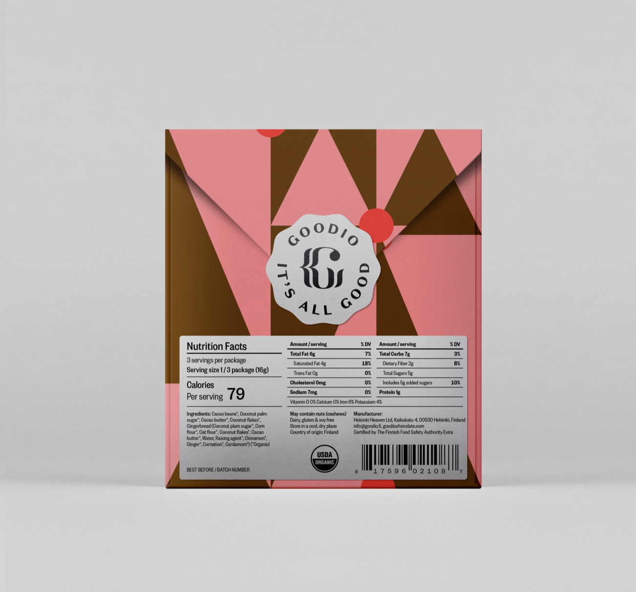 Gingerbread Chocolate Bar