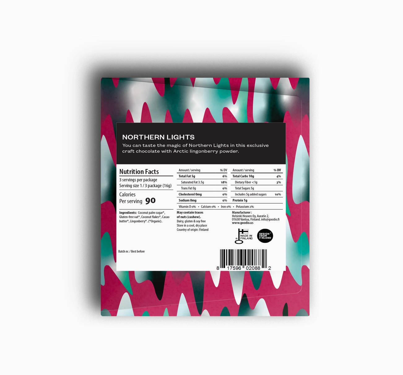Northern Lights Chocolate Bar