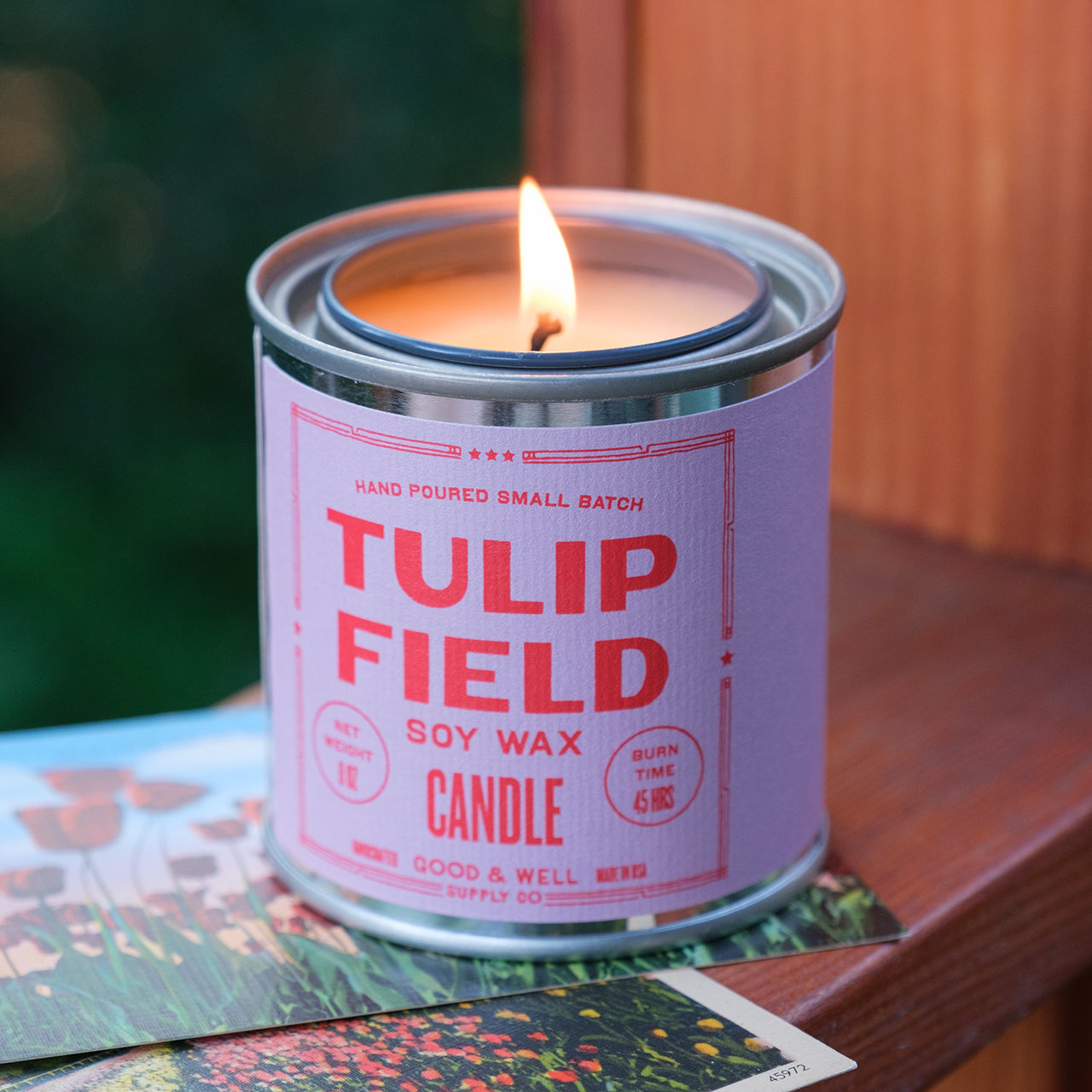 Tulip Field Happy Place Candle