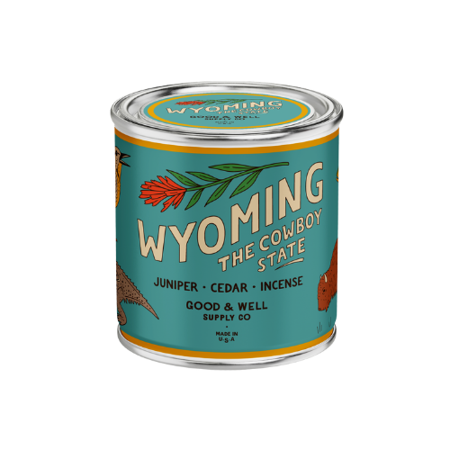 Wyoming State Candle