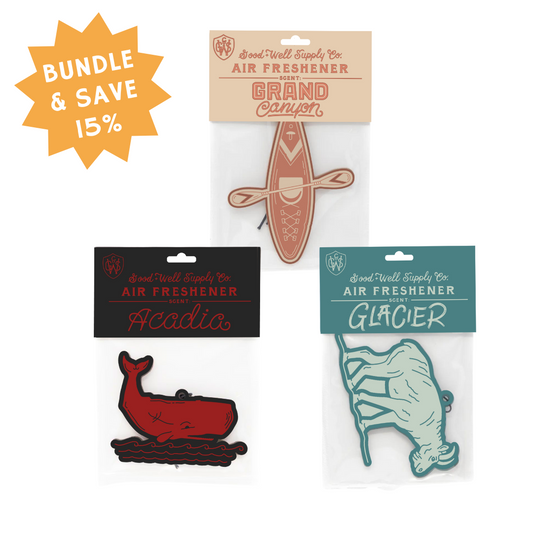 National Park Air Fresheners Bundle - 3 Pack
