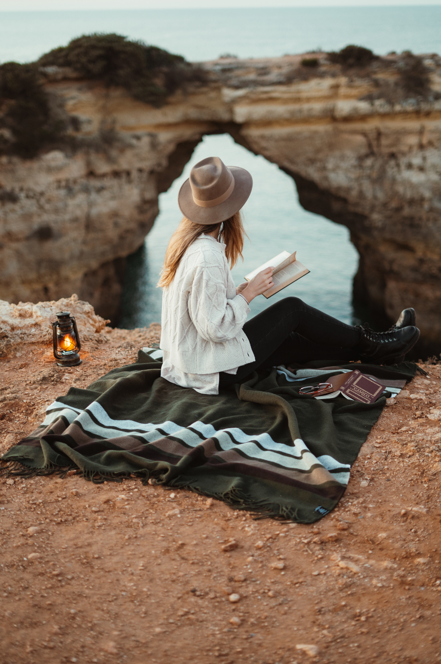 Wool Camping Blanket - Forest