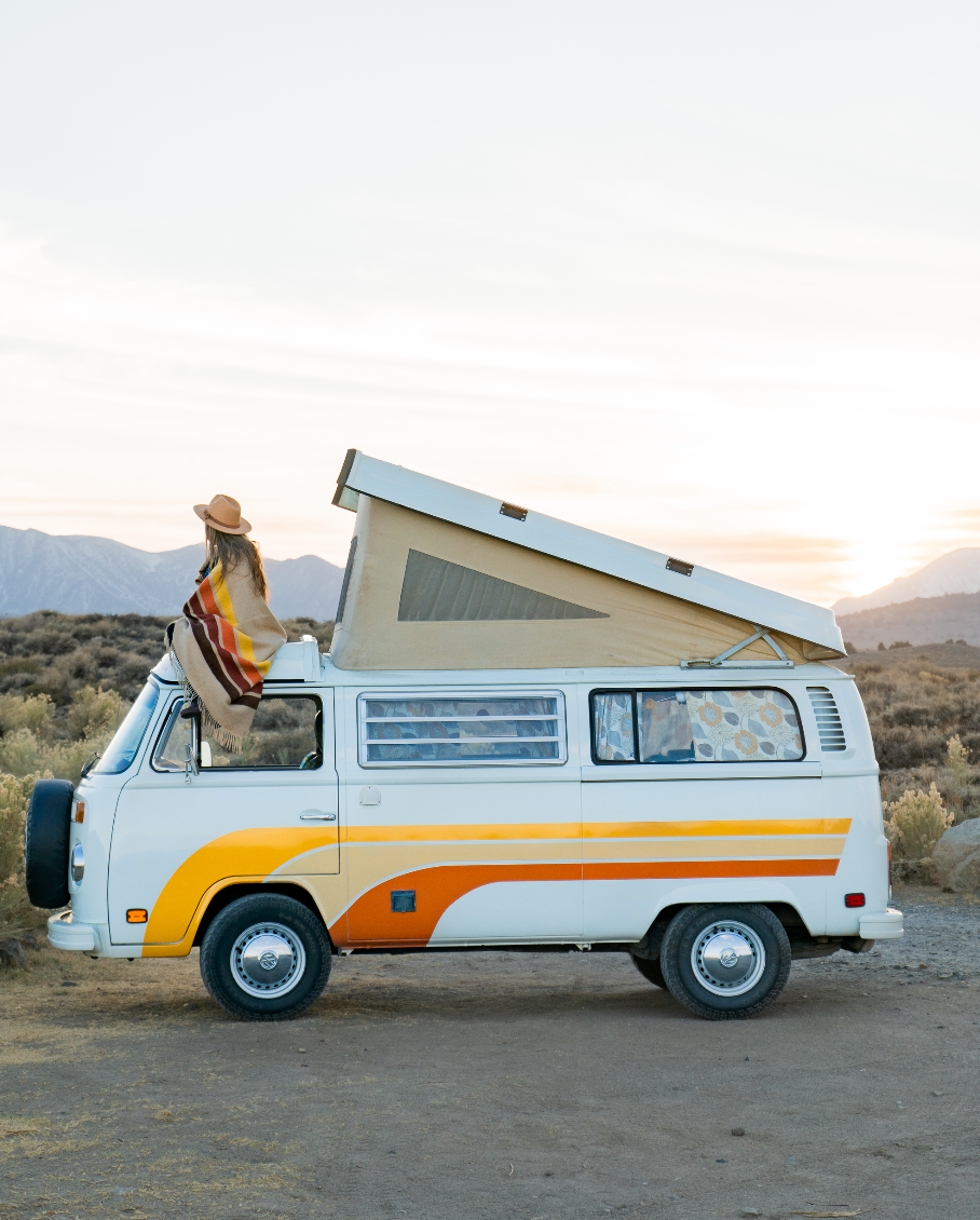 Wool Camping Blanket - Desert