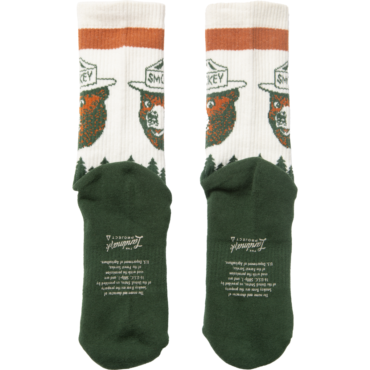 Smokey Prevent Wildfires Hiking Socks