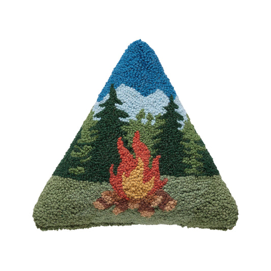 Campfire Shaped Hook Pillow